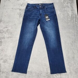Barbell Apparel Jeans Mens 34x32 Blue Straight Athletic Fit 2.0 Denim Pants